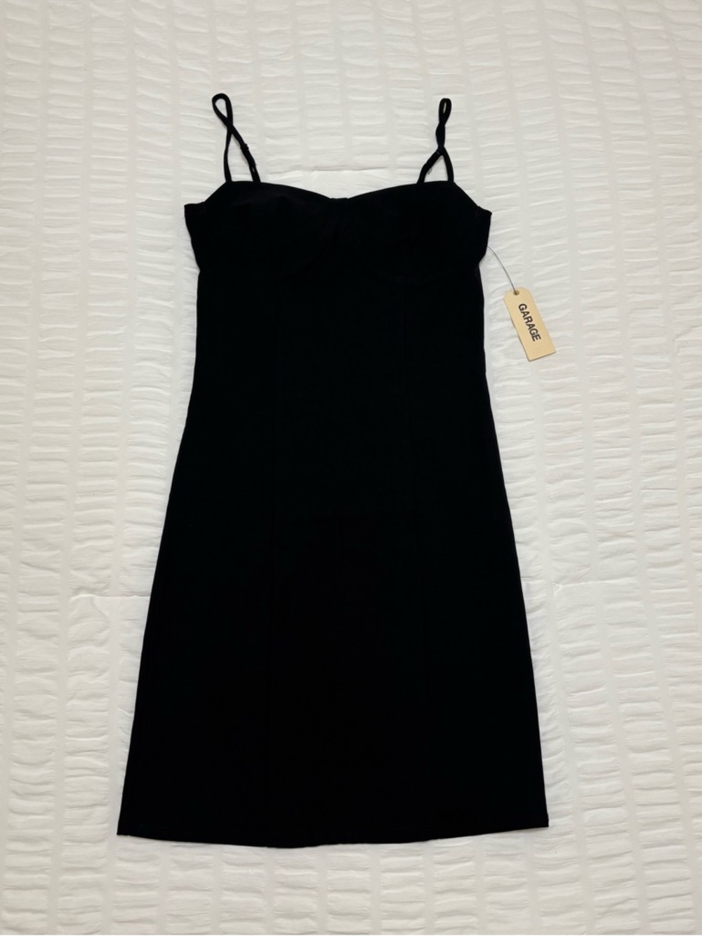 Garage Black Spaghetti Strap Dress